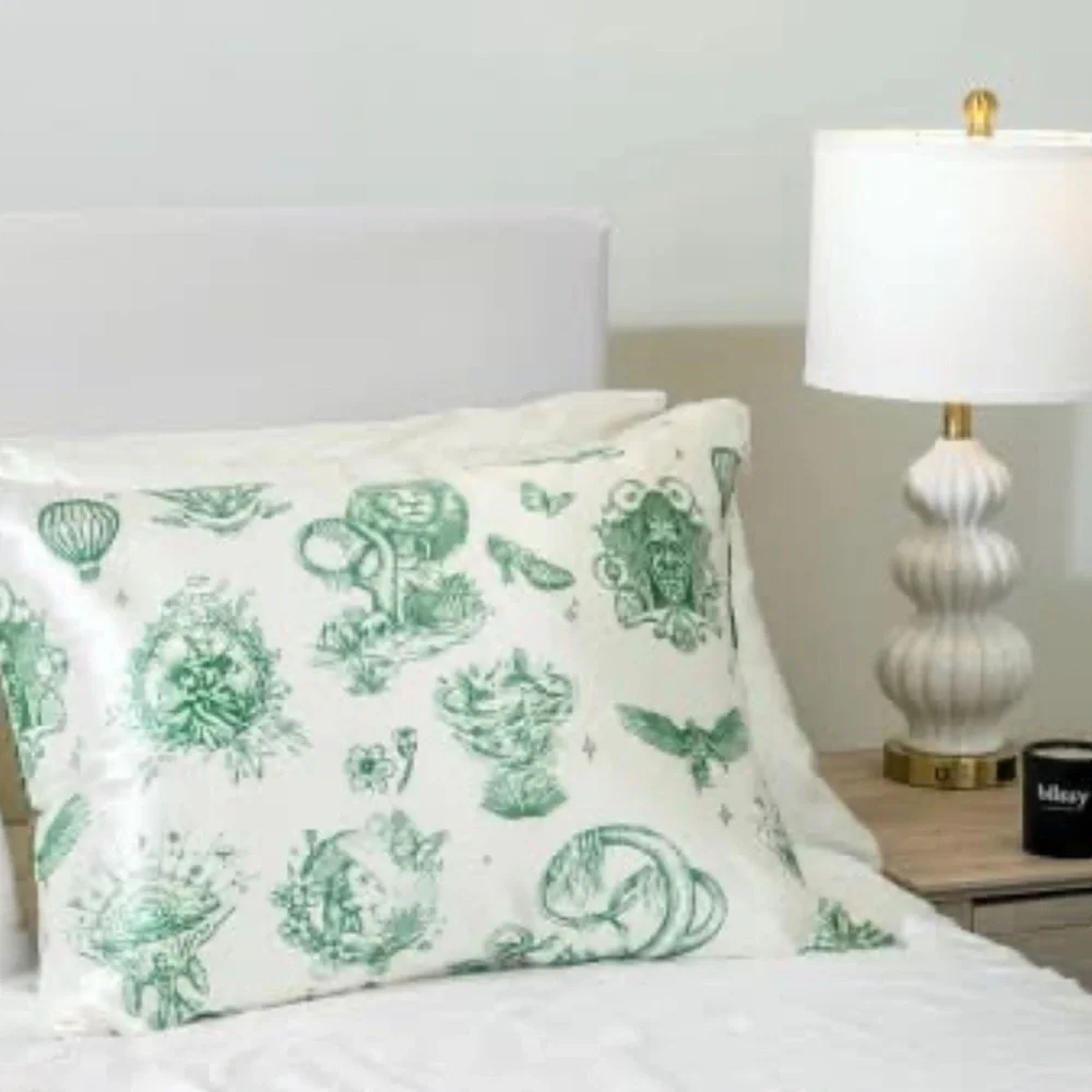 Blissy Green Pillowcase